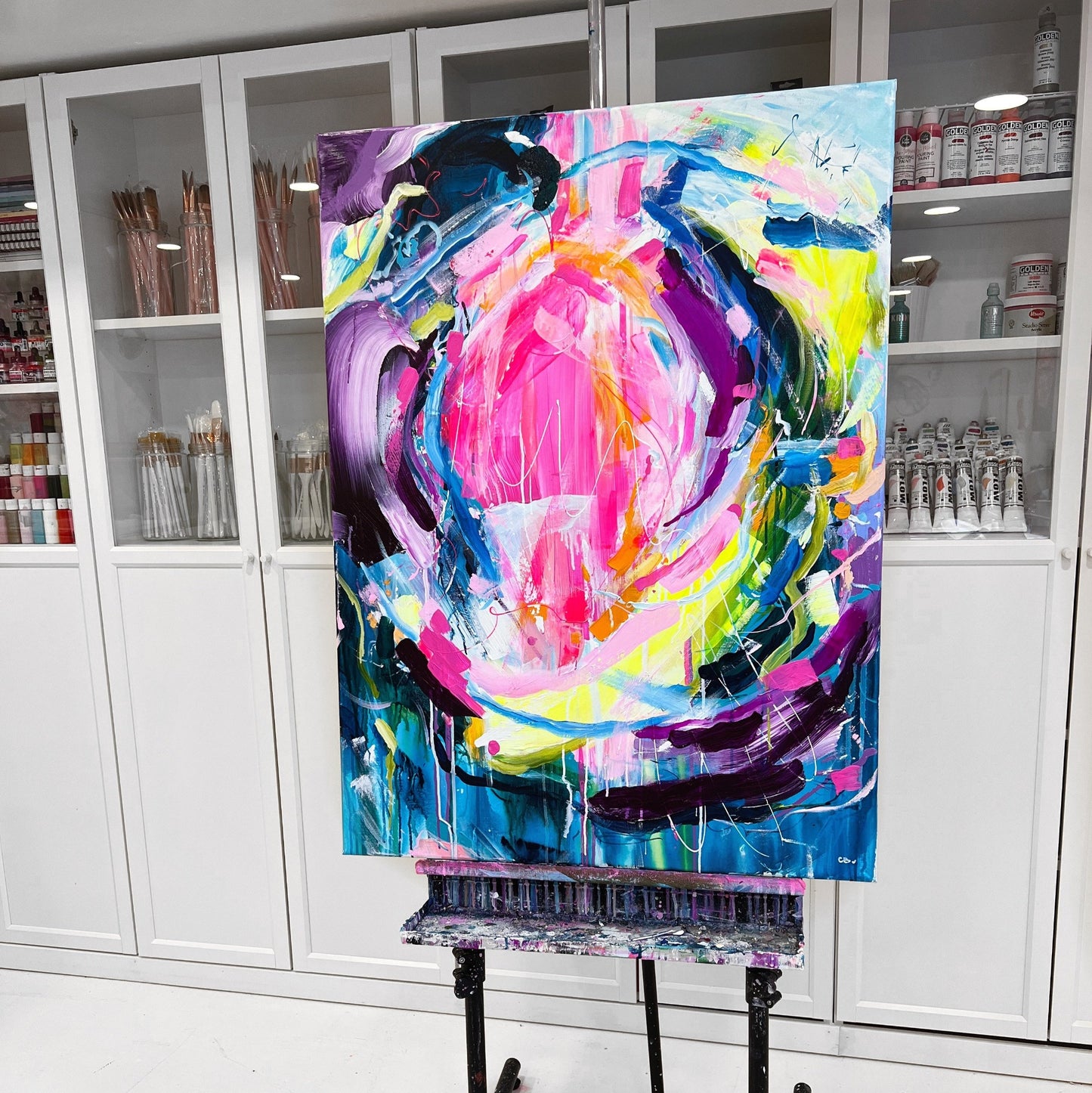 Large Abstract Art Original | Chels Made