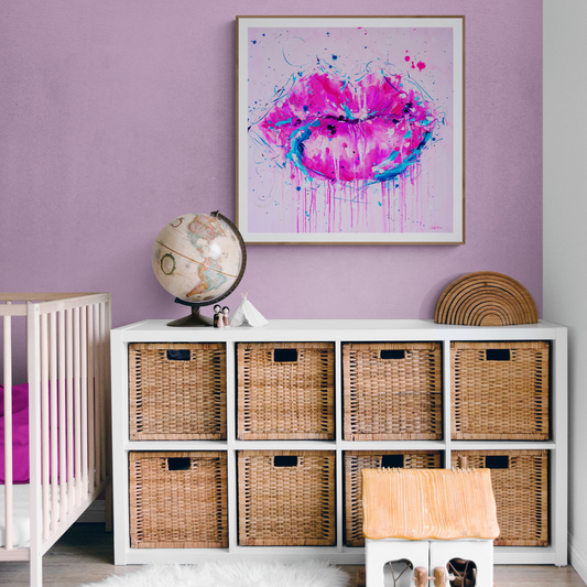 'Kiss Kiss' Print