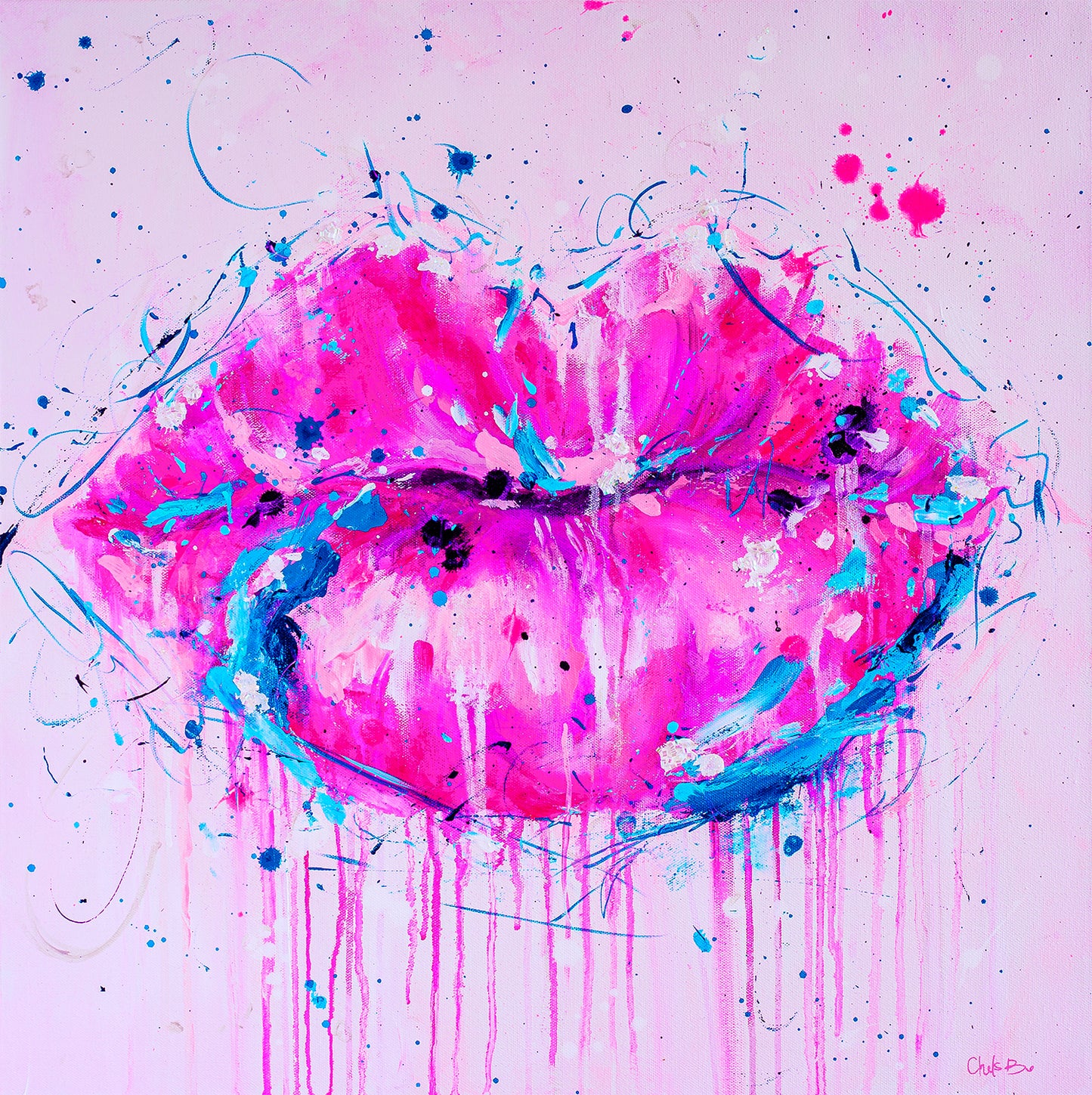 'Kiss Kiss' Print