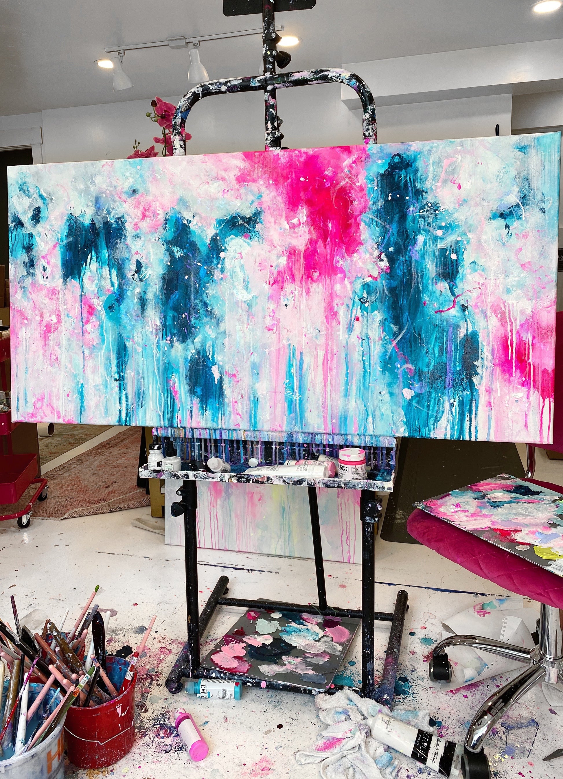 Abstract Artwork For Modern Office | Chels Made