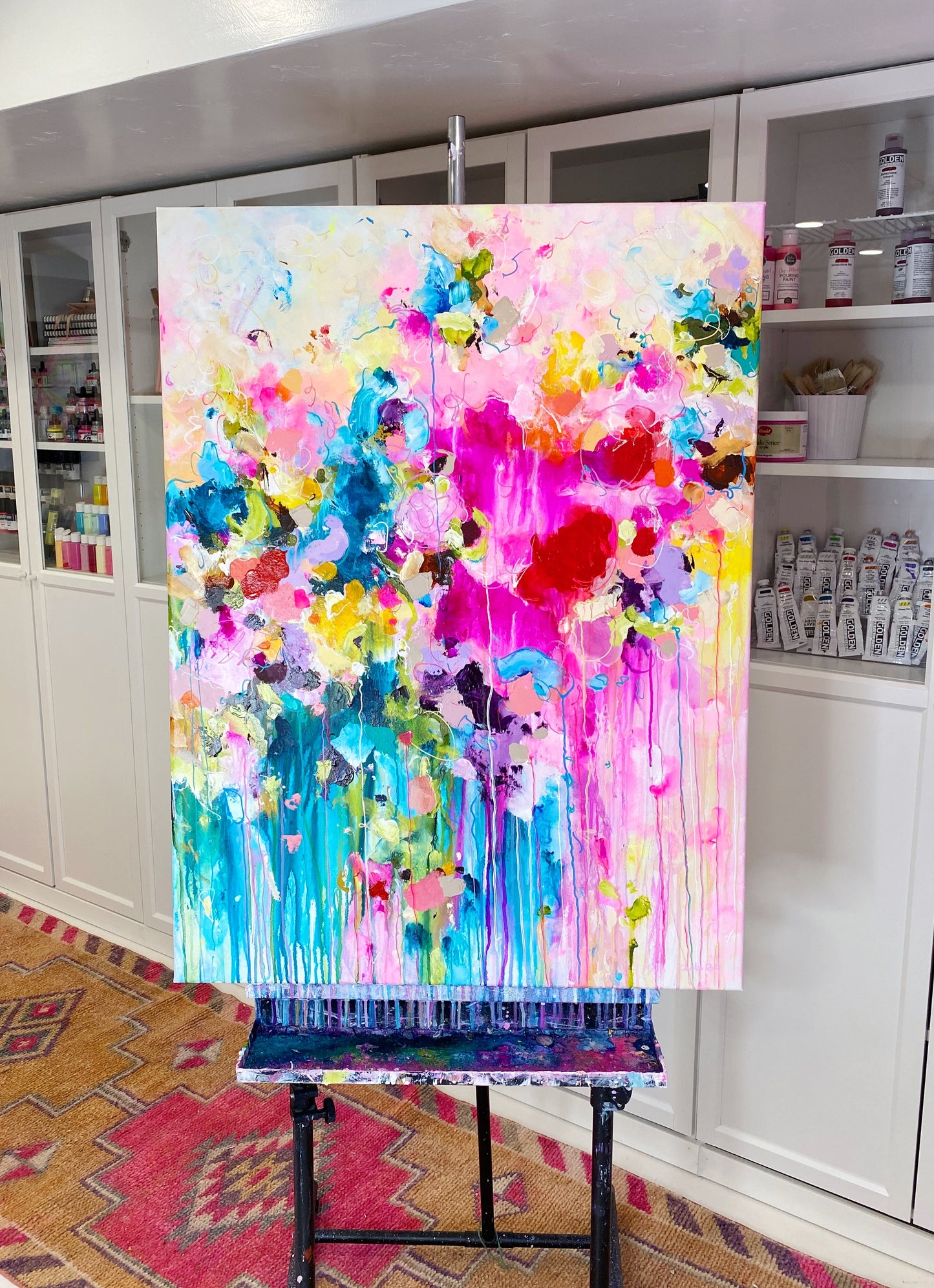 Colorful Large Original Painting | Chels Made