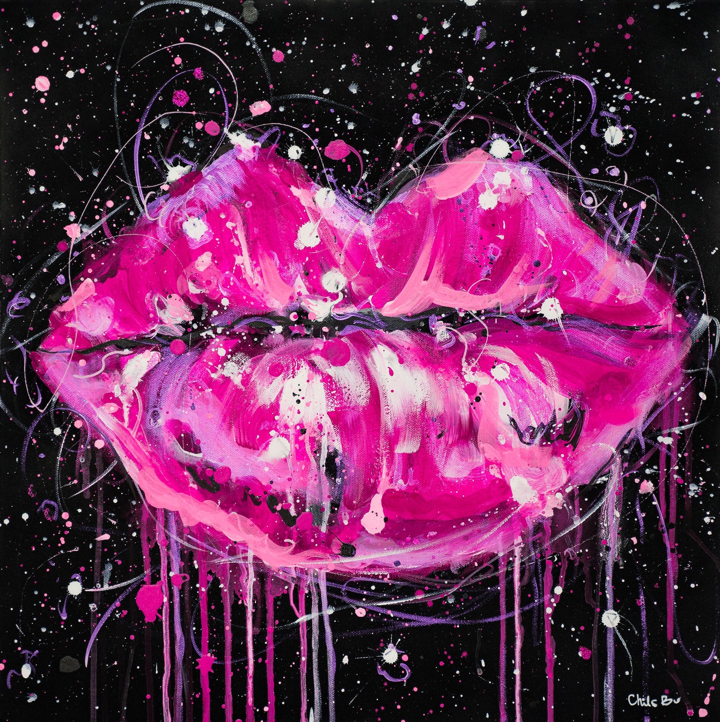 Abstract Lip Painting | Chels Made