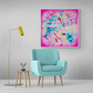 Pink Abstract Painting | Chels Made