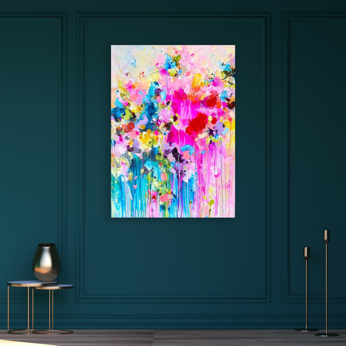 Modern Flower Painting | Chels Made